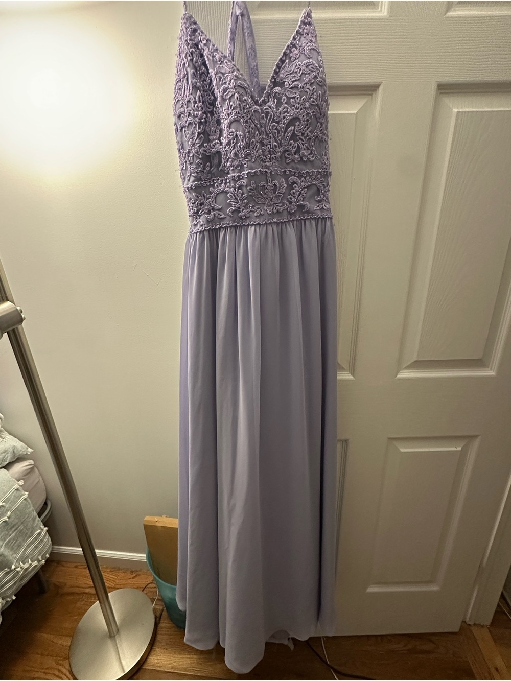 Kennedy Blue Violet Devin Beaded Bridesmaid Dress